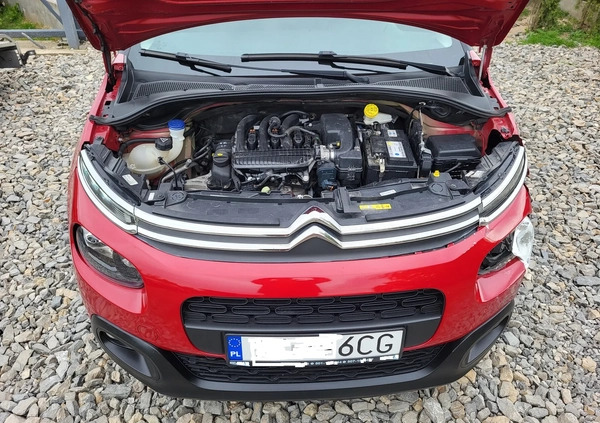 Citroen C3 cena 23500 przebieg: 94000, rok produkcji 2019 z Dobra małe 407